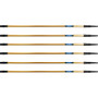 Ettore REA-C-H 3-section Extension Pole - 18 ft Length - Gold - Anodized Aluminum - (ETO1692CT) Product Image 