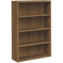 HON H105534 Bookcase - 57.1" Height x 36" Width x 13.1" Depth - 4 Shelve(s) - Finish: Pinnacle, Laminate Product Image 