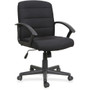 Lorell SOHO Upholstered Task Chair - Black Seat Color - Fabric Seat Material - Black Back Color - Fabric Back Material Product Image 