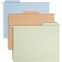 Smead FasTab 1/3 Tab Cut Letter Recycled Hanging Folder - 8 1/2" x 11" - Top Tab Location - Assorted Tab Position - 11 pt. - 2 Plys - (SMD64054) Product Image 