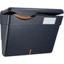 Officemate HIPAA Wall File with Cover - Black - Plastic Product Image 