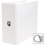 Business Source Basic D-Ring White View Binders - 5" Binder Capacity - Letter - 8 1/2" x 11" Sheet Size - Fastener(s): D-Ring - Polypropylene Product Image 
