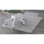 Deflecto EconoMat PLUS with Micropel Antimicrobial for Hard Floors - Hard Floor, Hardwood Floor, Tile Floor, Laminate Floor, Linoleum Floor, Concrete - 48" Length x 36" Width x 0.500" Thickness - Rectangular - Vinyl - Clear Product Image 