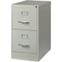 Lorell Fortress Series 25" Commercial-Grade Vertical File Cabinet - 15" Width x 25" Depth x 28.4" Height - 2 x Drawer(s) for File - Letter - Vertical - Security Lock, Ball-bearing Suspension, Heavy Duty - (LLR60654) Product Image 