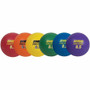 Champion Sports Poly Playground Ball Set - 8.50" - Red, Orange, Yellow, Green, Blue, Purple Product Image 