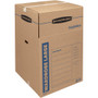 Bankers Box SmoothMove Wardrobe Box, Large - Internal Dimensions: 24" Width x 24" Depth x 40" Height - External Dimensions: 24.4" Width x 24.4" Depth x 40.3" Height - Kraft, Green - For Apparel - Recycled Product Image 