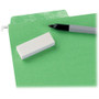Smead FasTab 1/3 Tab Cut Letter Recycled Hanging Folder - 8 1/2" x 11" - Top Tab Location - Assorted Tab Position - 11 pt. - 2 Plys - (SMD64031) Product Image 