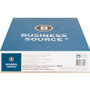 Business Source Letter Recycled Pocket Folder - 8 1/2" x 11" - 100 Sheets Capacity - 3 x Prong Fastener(s) - 2 Inside Front & Back Pocket(s) - Leatherette - (BSN78532) Product Image 