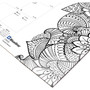 Blueline DoodlePlan Desk Pad - Botanica - Julian Dates - Monthly - January 2026 to December 2026 - 1 Month Single Page Layout Product Image 