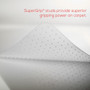 Lorell Big & Tall Chairmat - Carpet - 46" Width x 60" Depth - Rectangular - Polycarbonate - Clear Product Image 