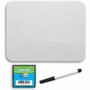 Flipside Magnetic Dry Erase Board Set Class Pack - 9" (0.8 ft) Width x 12" (1 ft) Height - White Surface - Rectangle - Magnetic Product Image 