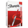 Sharpie Retractable Fine Point Permanent Marker - Fine Marker Point - Retractable - Red Ink Product Image 