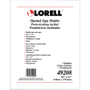 Lorell L-base Slanted Sign Holder Stand - Support 8.50" x 11" Media - Acrylic - Clear Product Image 