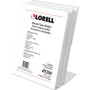 Lorell L-base Slanted Sign Holder Stand - Support 8.50" x 11" Media - Acrylic - Clear Product Image 