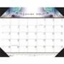 House of Doolittle Recycled Illustrated Desk Pad Calendar - Julian Dates - Monthly - January 2026 to December 2026 - 1 Month Single Page Layout - 22" x 17" Sheet Size Product Image 