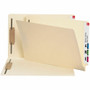 Smead Shelf-Master Straight Tab Cut Legal Recycled Fastener Folder - 8 1/2" x 14" - 2 x 2B Fastener(s) - 14 pt. - 2 Plys - Manila Product Image 