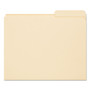 Smead 2/5 Tab Cut Letter Recycled Top Tab File Folder - 8 1/2" x 11" - 3/4" Expansion - Top Tab Location - Right Tab Position - 11 pt. - (SMD10385) Product Image 