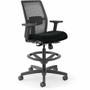 HON Ignition ReActiv Low-Back Task Stool - Black Seat Color - Molded Foam, Fabric Seat Material - Charcoal Back Color - Black Frame Color - Low Back Product Image 