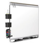 Quartet Prestige 2 Dry-Erase Board - 96" (8 ft) Width x 48" (4 ft) Height - White Porcelain Surface - Silver Aluminum Frame - Horizontal - Magnetic Product Image 