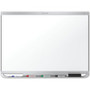 Quartet Prestige 2 Dry-Erase Board - 96" (8 ft) Width x 48" (4 ft) Height - White Porcelain Surface - Silver Aluminum Frame - Horizontal - Magnetic Product Image 