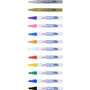 uni-Paint Permanent Marker, Fine Bullet Tip, Assorted Colors, 12/Set Product Image 
