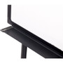 MasterVision Creation Station Magnetic Dry Erase Board, 29.5" x 74.88", White Surface, Black Metal Frame Product Image 