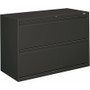 HON Brigade 800 H892 Lateral File - 28.4" Height x 42" Width x 18" Depth - 2 - Finish: Charcoal Product Image 