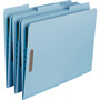 Smead 1/3 Tab Cut Letter Recycled Fastener Folder - 8 1/2" x 11" - 125 Sheets Capacity - 1" Expansion - 2 x 2K Fastener(s) - Assorted Tab Position Product Image 
