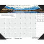House of Doolittle EarthScapes Mountains Desk Pad - Julian Dates - Monthly - 12 Month - January 2026 to December 2026 - 1 Month Single Page Layout Product Image 