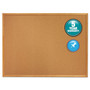 Classic Series Cork Bulletin Board, 24 X 18, Oak Finish Frame (QRT301) Product Image 