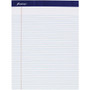 Ampad Legal Ruled Writing Pad - Legal Ruled Front Ruling - 1" Height x 8.5" Width x 11.8" Length - Smooth Surface, Perforated, Sturdy Back Product Image 