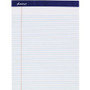 Ampad Legal Ruled Writing Pad - Legal Ruled Front Ruling - 1" Height x 8.5" Width x 11.8" Length - Smooth Surface, Perforated, Sturdy Back Product Image 