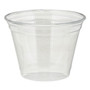 Dixie Clear Plastic PETE Cups, 9 oz, Squat, 50/Sleeve, 20 Sleeves/Carton (DXECPET9) Product Image 