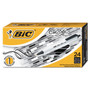 BIC Clic Stic Ballpoint Pen Value Pack, Retractable, Medium 1 mm, Black Ink, White Barrel, 24/Pack Product Image 