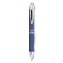 Zebra Sarasa Dry X10 Gel Pen, Retractable, Medium 0.7 mm, Blue Ink, Blue/Silver Barrel, 12/Pack Product Image 