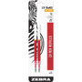 Zebra 870 Medium Point Gel Ink Pen Refills - Medium Point - Red Ink - 2 / Pack - (ZEB87032) Product Image 