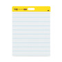 Post-it Easel Pads Super Sticky Self-Stick Wall Pad, Manuscript Format (Primary 3" Rule), 20 x 23, White, 20 Sheets, 2/Pack View Product Image