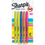 Sharpie Accent Smear Guard Highlighter - Narrow Narrow Chisel Marker Point - Yellow, Blue, Pink, Orange Ink - 1 Pack - (SAN1908101) Product Image 
