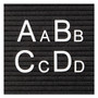 Character Sets, Pin, White, 1/2"h, 300/set (QRT4421) Product Image 