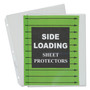 C-Line Side Loading Polypropylene Sheet Protectors, Clear, 2", 11 x 8.5, 50/Box Product Image 