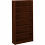 HON 1870 H1876 Bookcase - 72.6" Height x 36" Width x 11.5" Depth - 6 Shelve(s) - Finish: Mahogany Product Image 