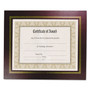 NuDell Leatherette Document Frame, 8.5 x 11, Burgundy, Pack of Two Product Image 