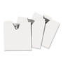 Vaultz CD File Folders, 1 Disc Capacity, White, 100/Pack Product Image 