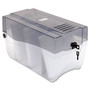 Innovera CD/DVD Storage Case, Holds 150 Discs, Clear/Smoke Product Image 