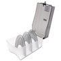 Innovera CD/DVD Storage Case, Holds 150 Discs, Clear/Smoke Product Image 