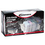 Innovera CD/DVD Storage Case, Holds 150 Discs, Clear/Smoke Product Image 
