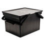 Advantus Companion Portable File, Letter/Legal Files, 17" x 14" x 11", Black Product Image 