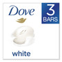Dove White Beauty Bar, Light Scent, 3.17 oz, 12/Carton Product Image 