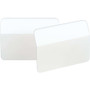 Post-it Tabs Angled Color Bar Tabs, 1/5-Cut, White, 2" Wide, 50/Pack Product Image 