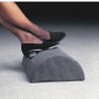 Safco Half-Cylinder Padded Foot Cushion, 17.5w x 11.5d x 6.25h, Black Product Image 